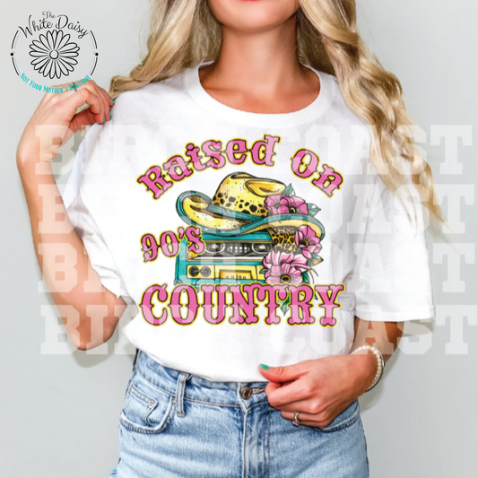 Raised On 90s Country T-shirt