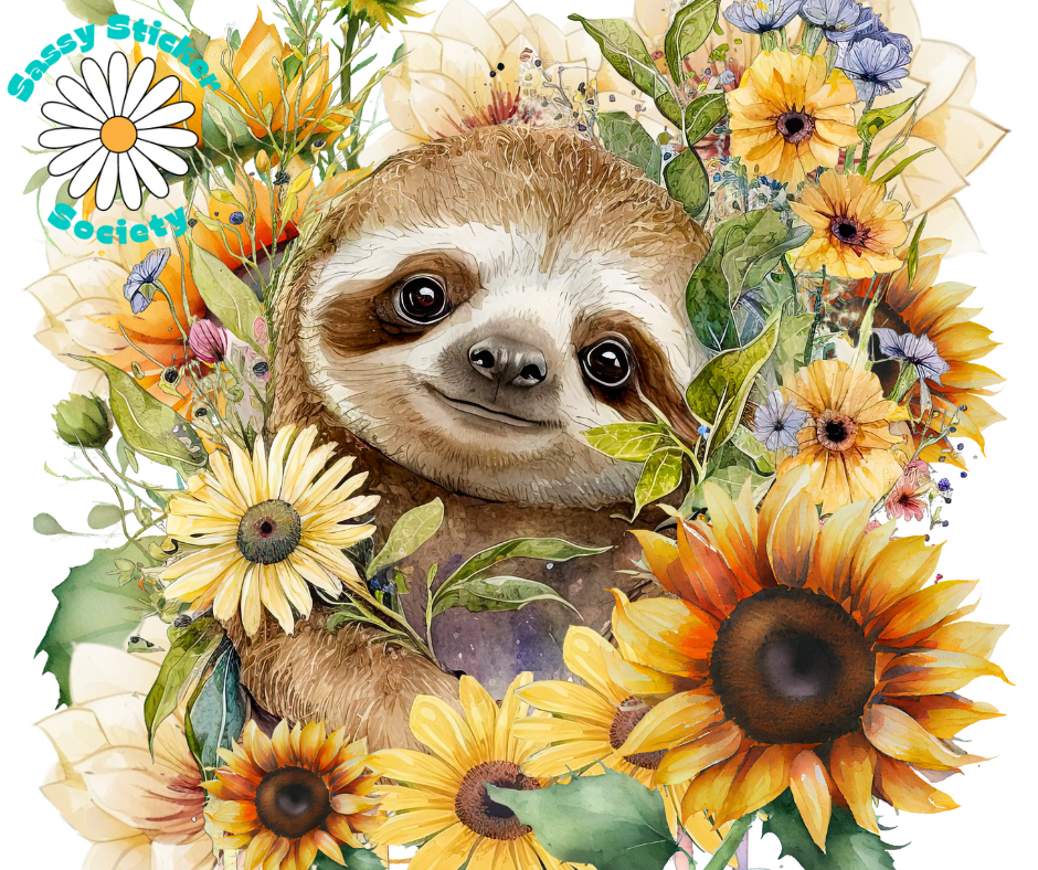 Cute Sloth 20 oz Tumbler