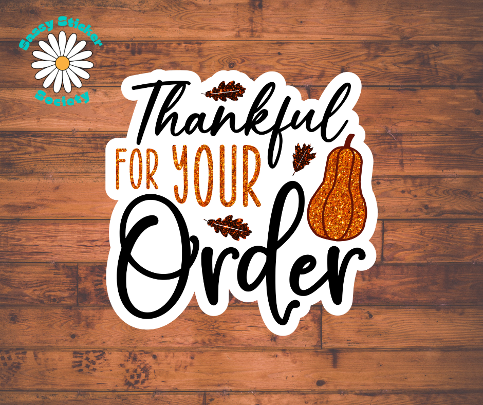 Thankful For Your Order Gourd - 15 pack
