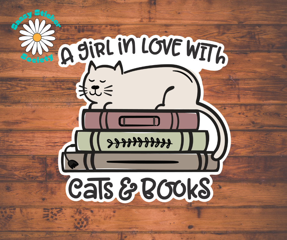 A Girl In Love With Cats & Books
