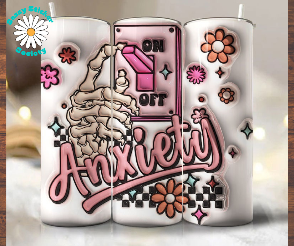 Anxiety Switch - 3D 20 oz Tumbler