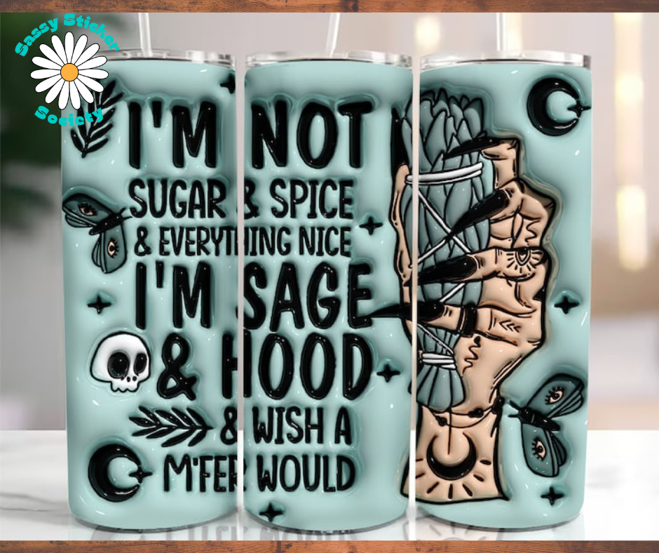 Sage & Hood - 3D 20 oz Tumbler