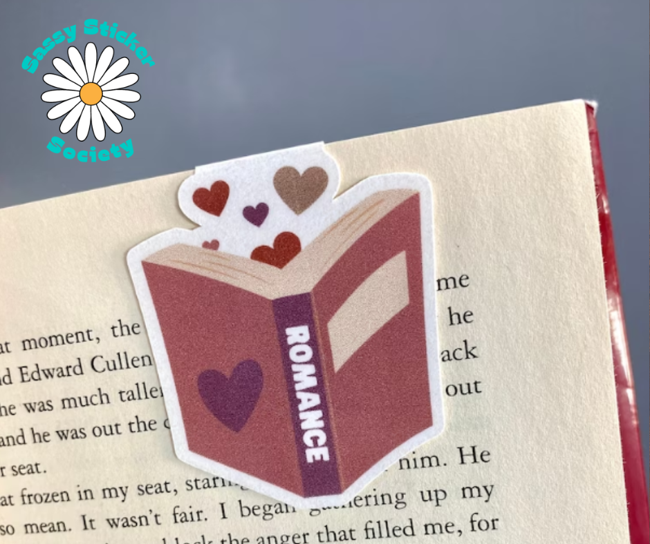 Romance Magnetic Bookmark