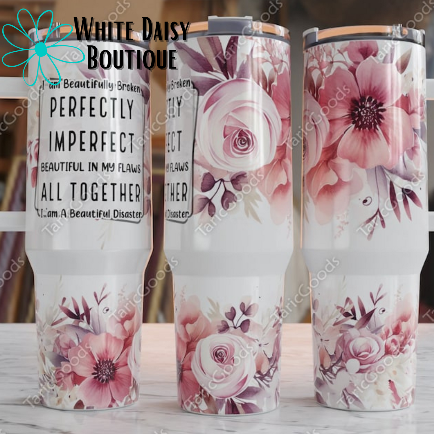 Perfectly, Imperfect  - 40 oz Tumbler