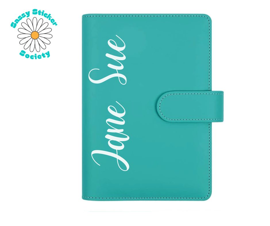 Teal Personalized Budget Binder
